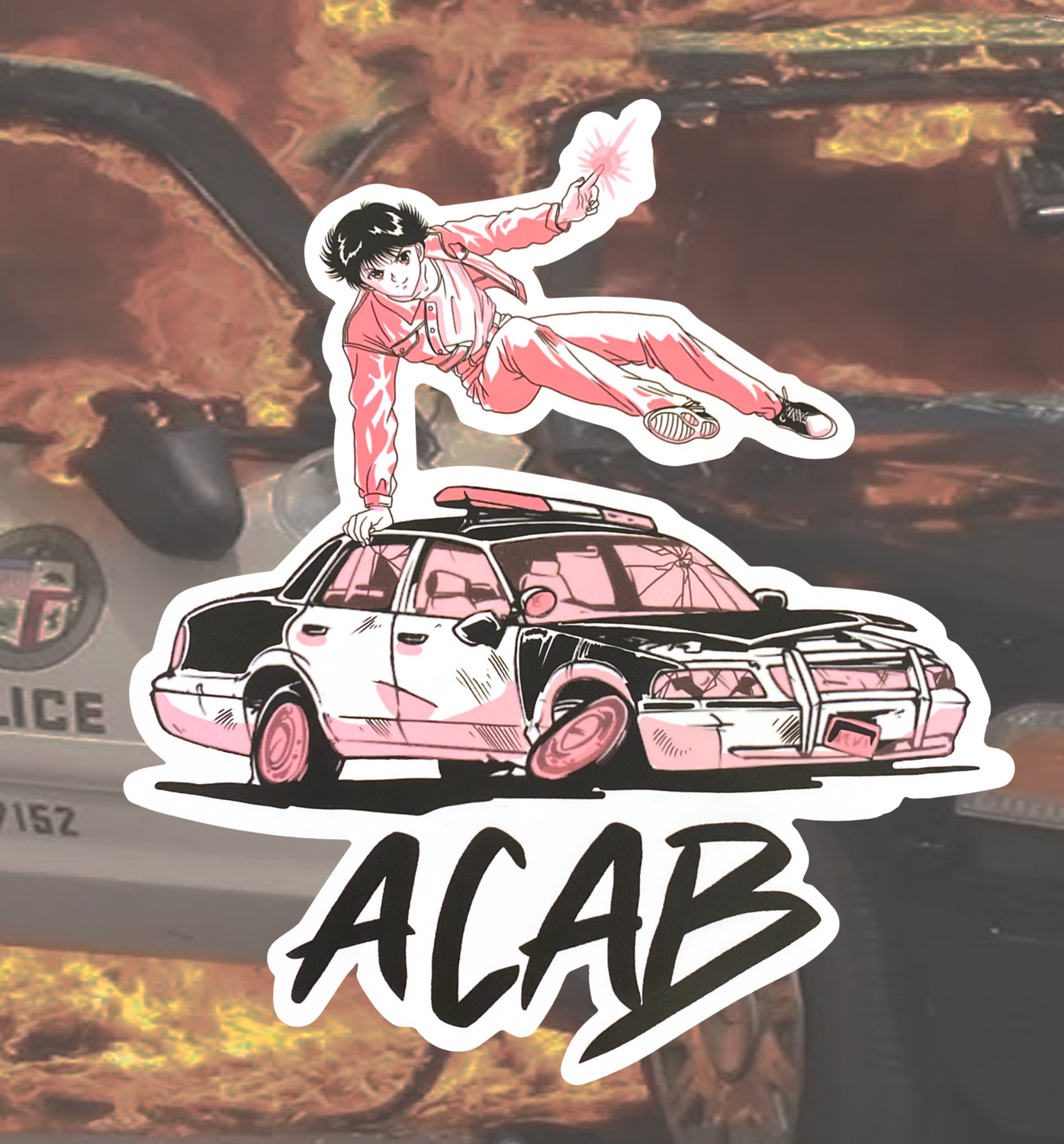 Yusuke ACAB - Sticker by Tina Lugo