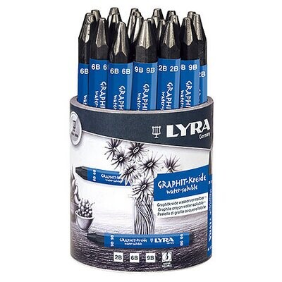 Lyra Water-Soluble Graphite Crayons
