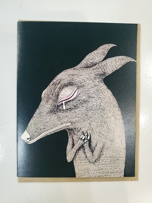 Grief - Greeting Card by Magda Boreysza