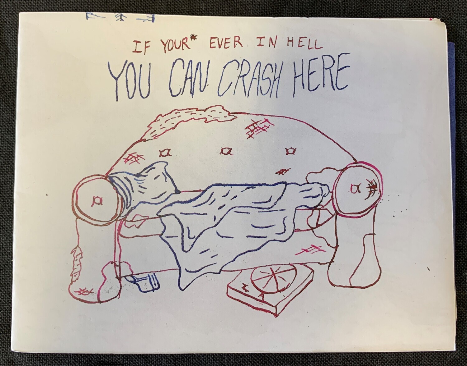 You Can Crash Here - Mini Comic by Dillon Lacey