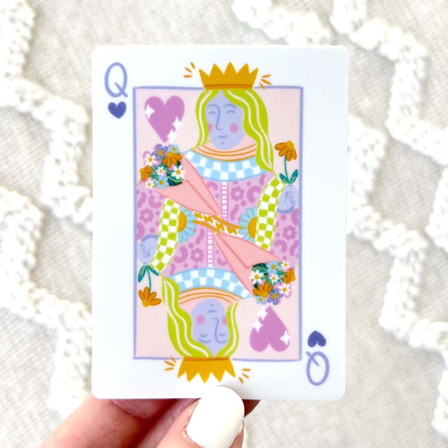 Queen Card - Sticker by Elyse Breanne Design