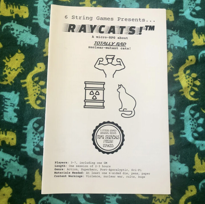RAYCATS!: A Micro-RPG About TOTALLY RAD Nuclear-Mutant Cats