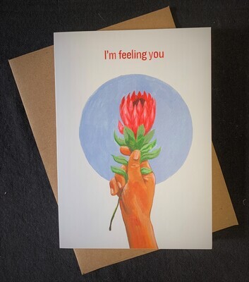 I'm Feeling You - Greeting Card from Art by Rob