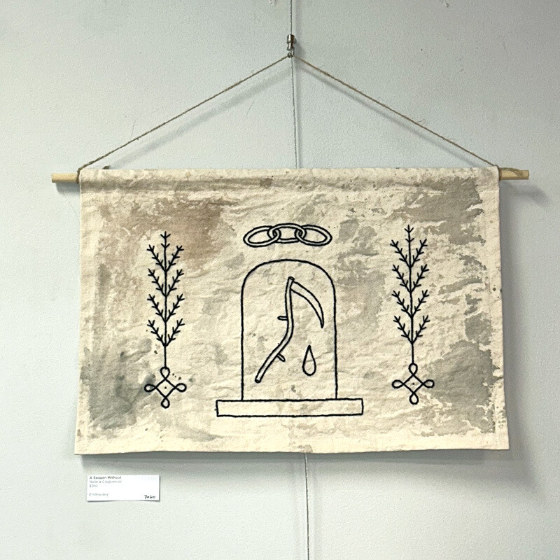 A Season Without - Embroidery by Natalia Czajkiewicz