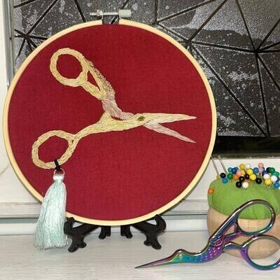 The Good Scissors - Embroidery by Sully