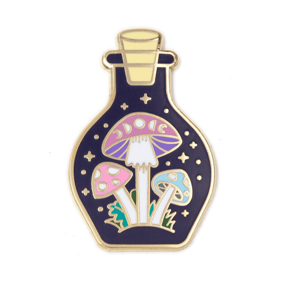 Mushroom Colony - Enamel Pin by These Are Things
