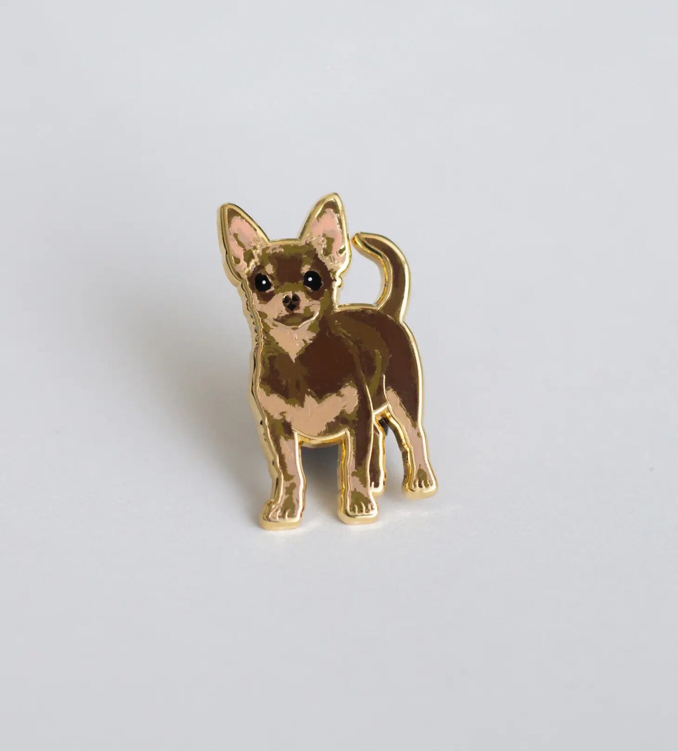 The Gray Muse Chihuahua Dog Enamel Pin