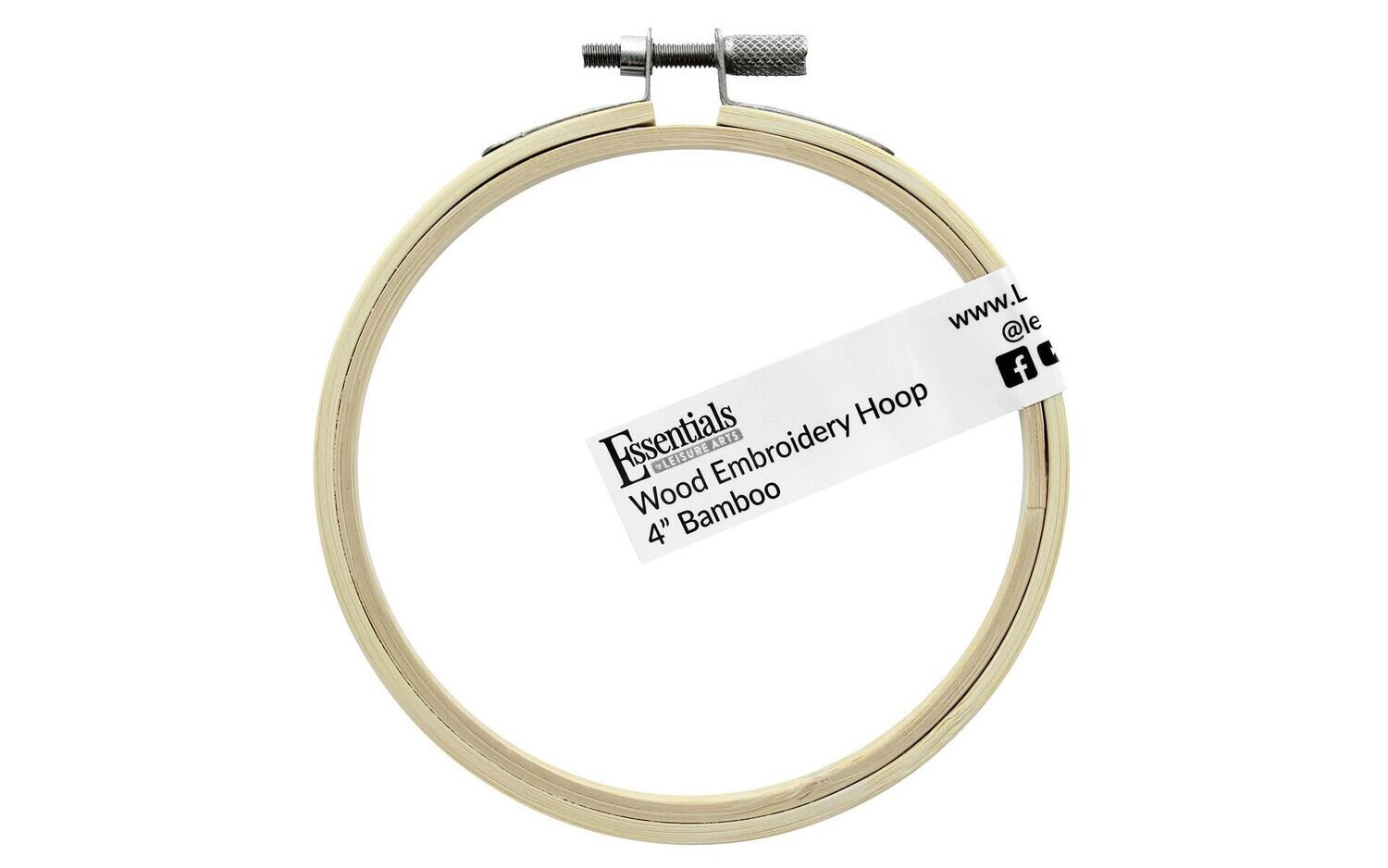 Leisure Arts Essentials Bamboo Embroidery Hoops