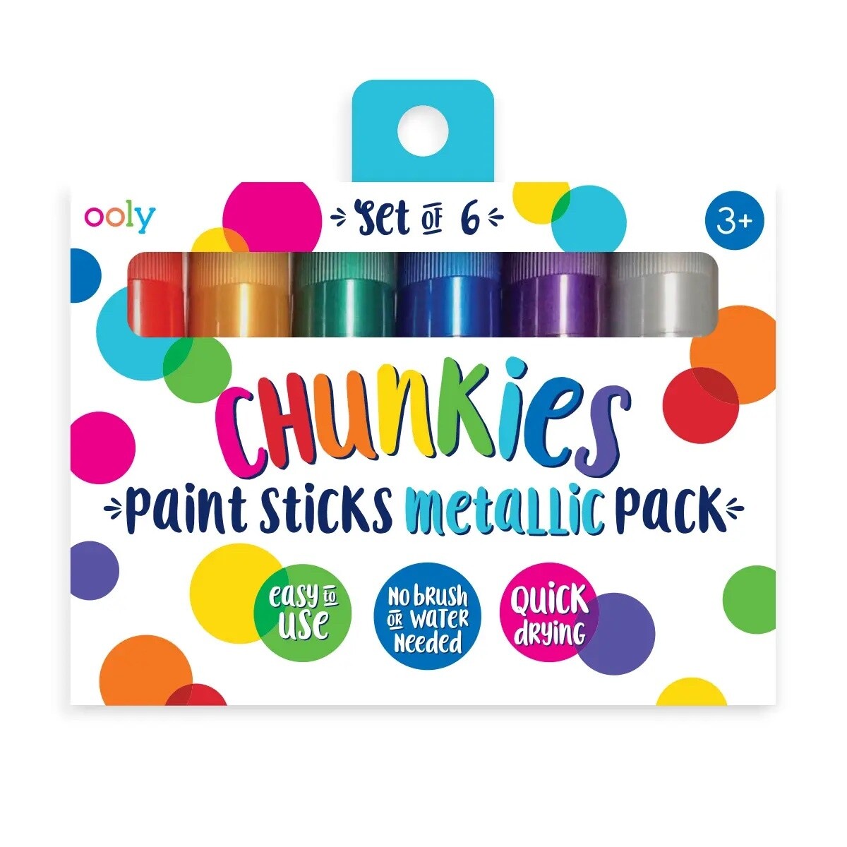 Chunkies Paint Sticks Metallic Pack, Set of 6