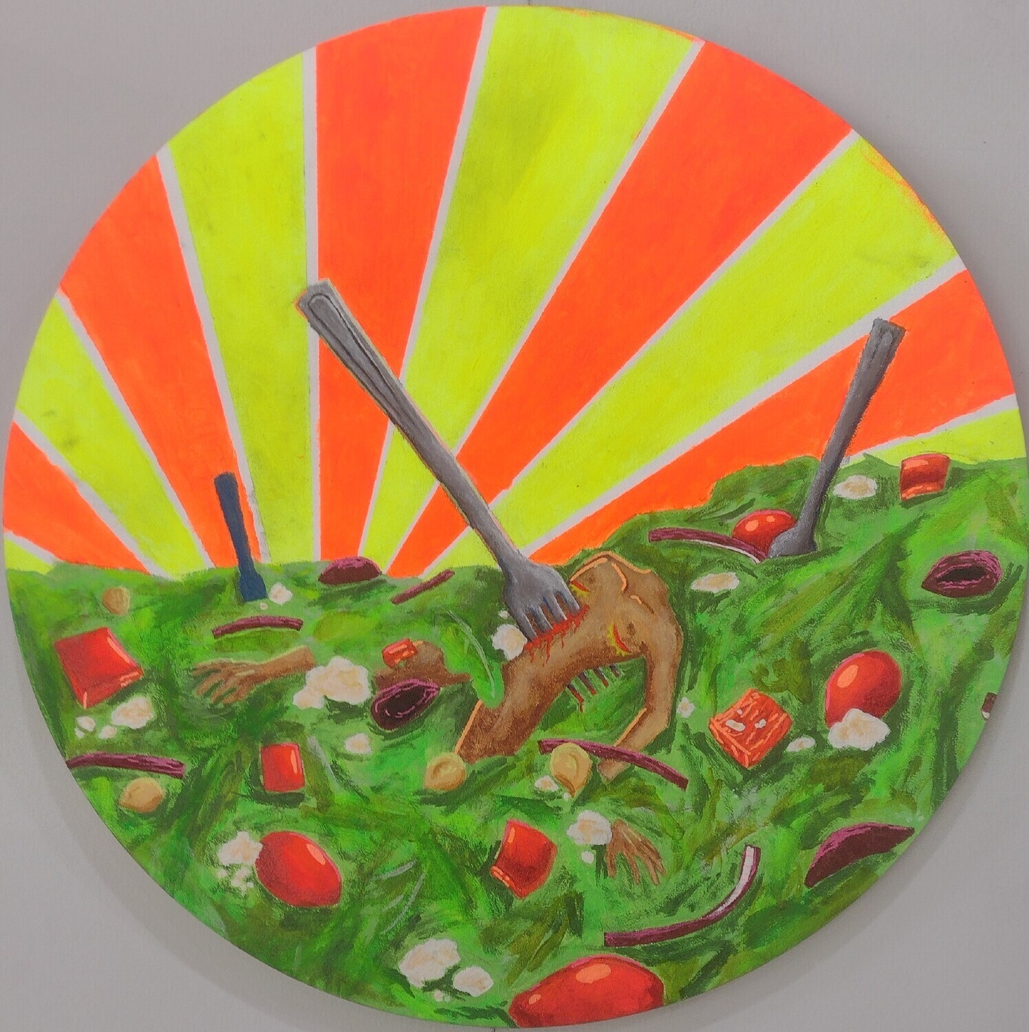 Top Scar Salad - Original Art by Radio Gavlinski
