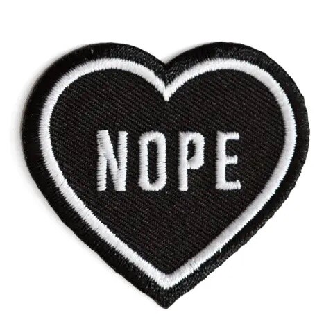 NOPE - Embroidered Patch by These Are Things