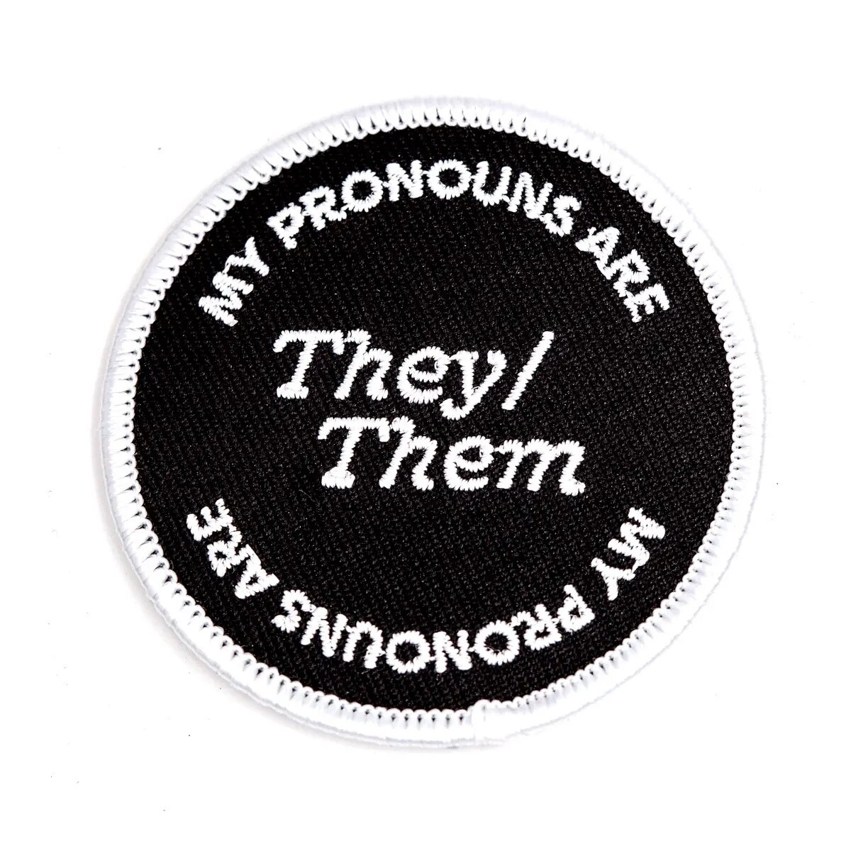 THEY/THEM - Embroidered Patch by These Are Things