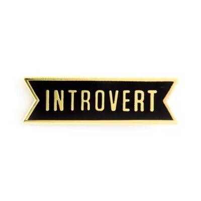 INTROVERT - Enamel Pin by These Are Things
