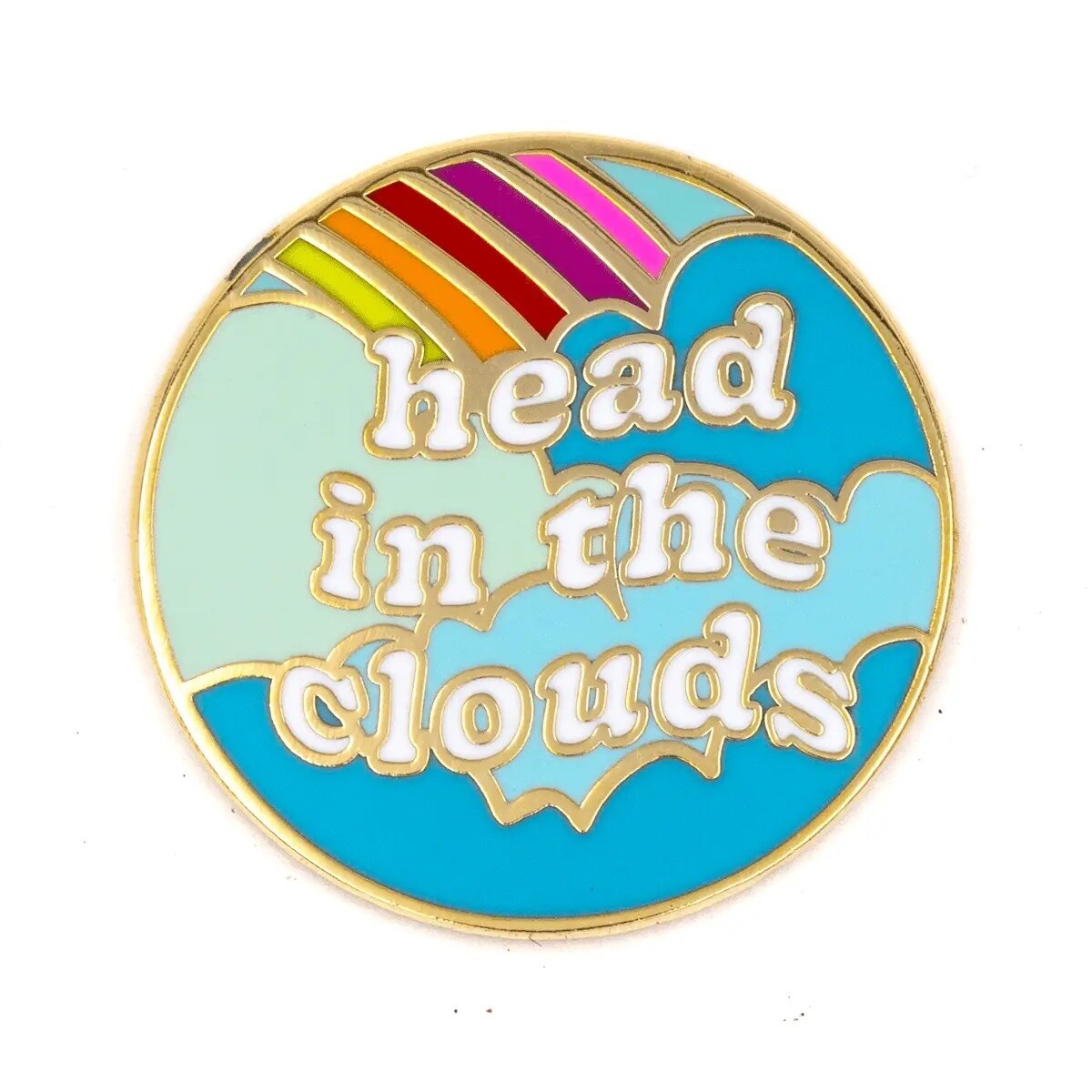 HEAD IN THE CLOUDS - Enamel Pin by These Are Things