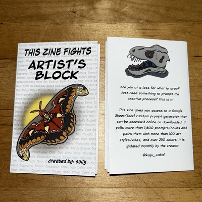 THIS ZINE FIGHTS ARTIST'S BLOCK - Zine by Sully
