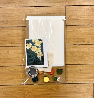 Daffodil Watercolor Kit