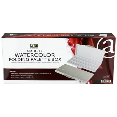 Art Advantage Airtight Watercolor Folding Palette Box