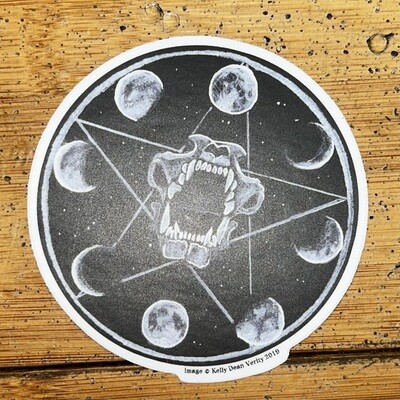 Moon Ritual - Sticker by Kelly Dean Verity
