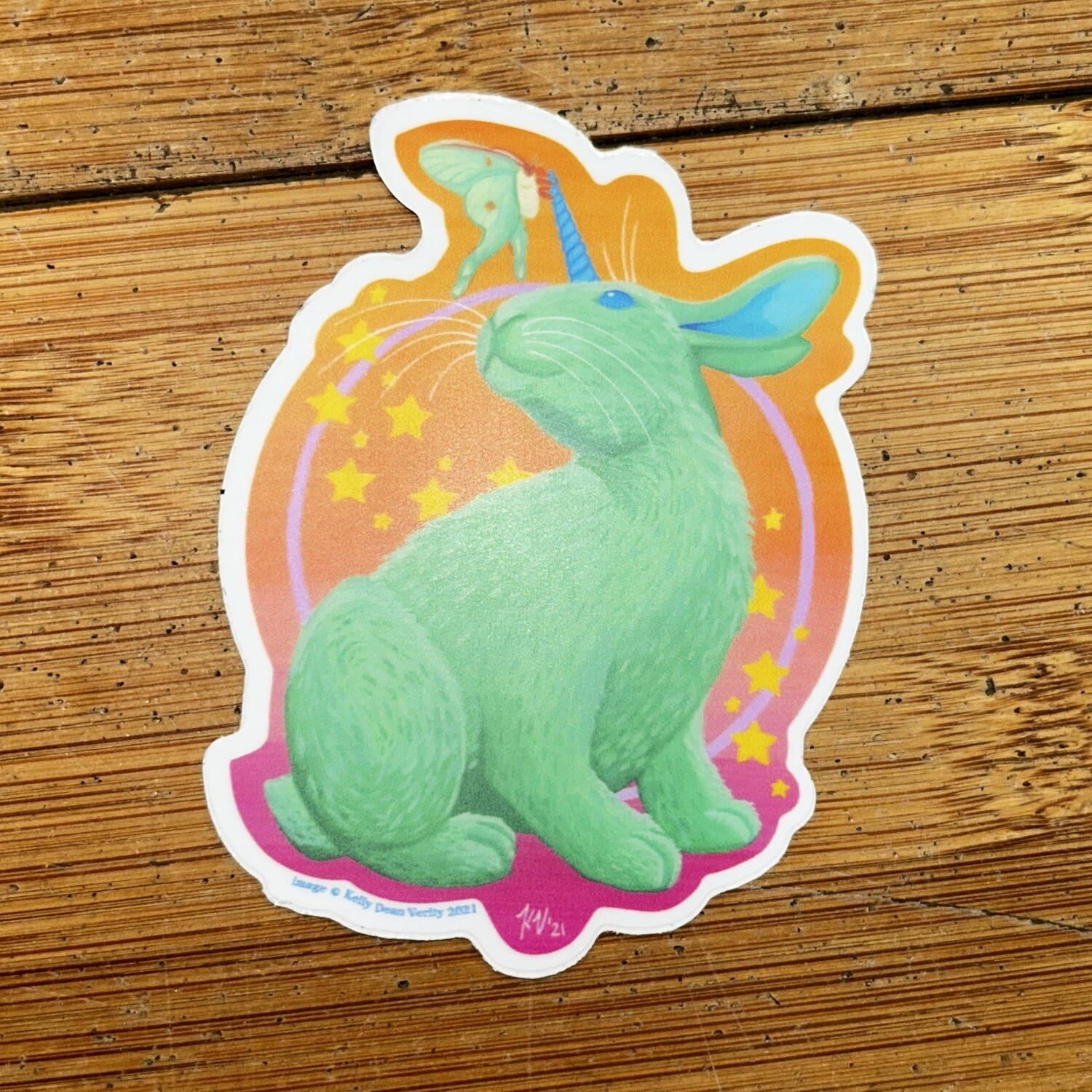 Luna Bun - Sticker by Kelly Dean Verity