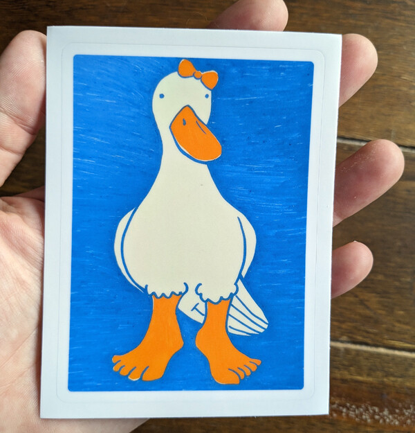 Duckie - Sticker by Jess Ray