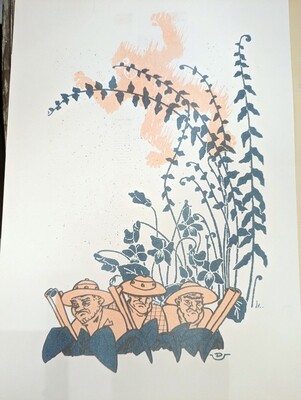 Expedition - Riso Print by Neil Devlin