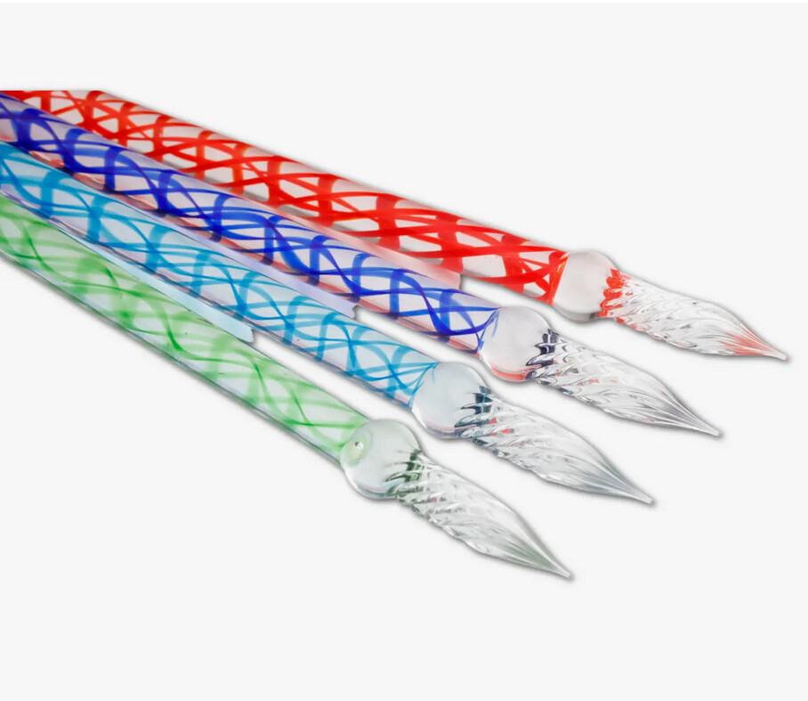 Herbin Glass Dip Pen Swirl (Assorted Colors)