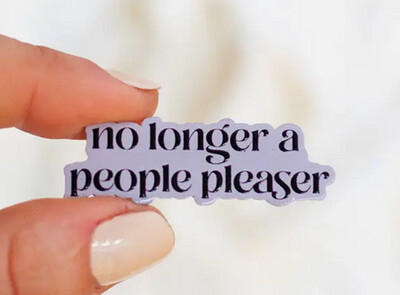 The Gray Muse 'No Longer a People Pleaser' Enamel Pin