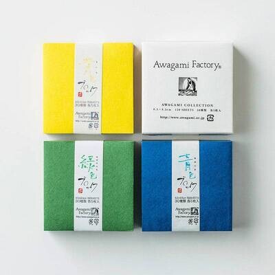 Awagami Factory - Washi Colored Paper Blocks