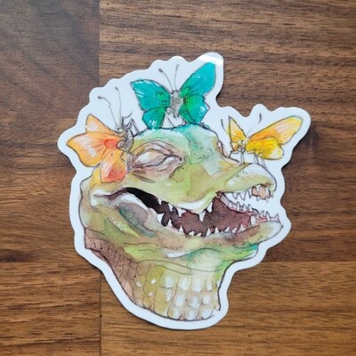 Alligator King Sticker by RJ