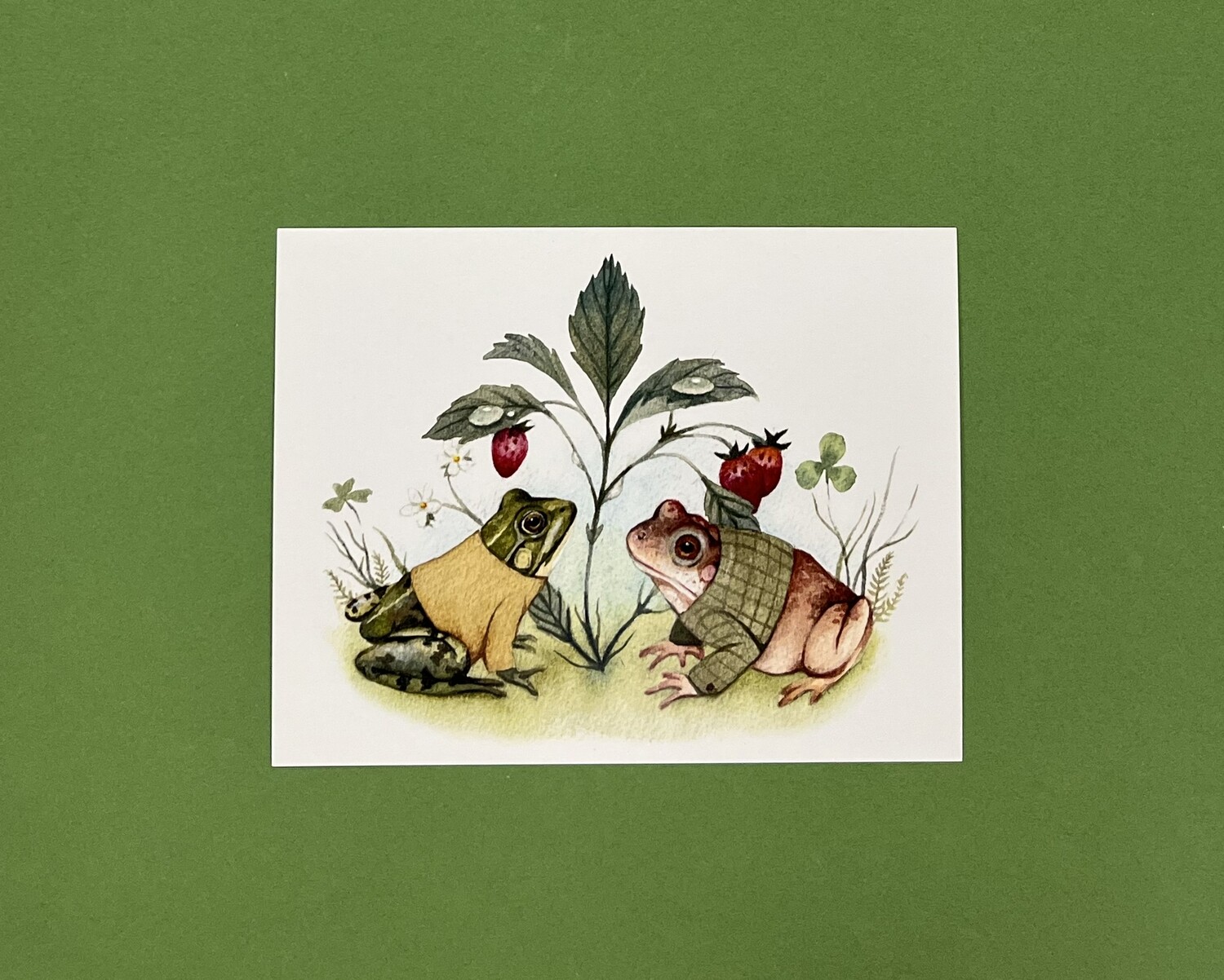 Frog and Toad - Postcard by Valerie Niemeyer