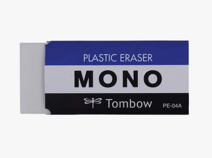 Tombow Mono Plastic Eraser Standard Size