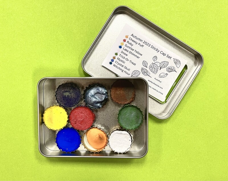 Push/Pull Sticky Cap 2.0 - Autumn 2023 Watercolor Cap Set - 9 colors