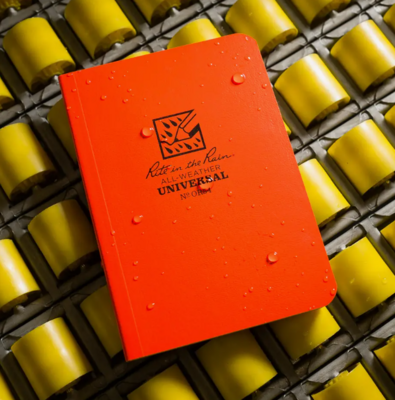 Rite in the Rain 3.5" X 5" Pocket Notebook, Orange