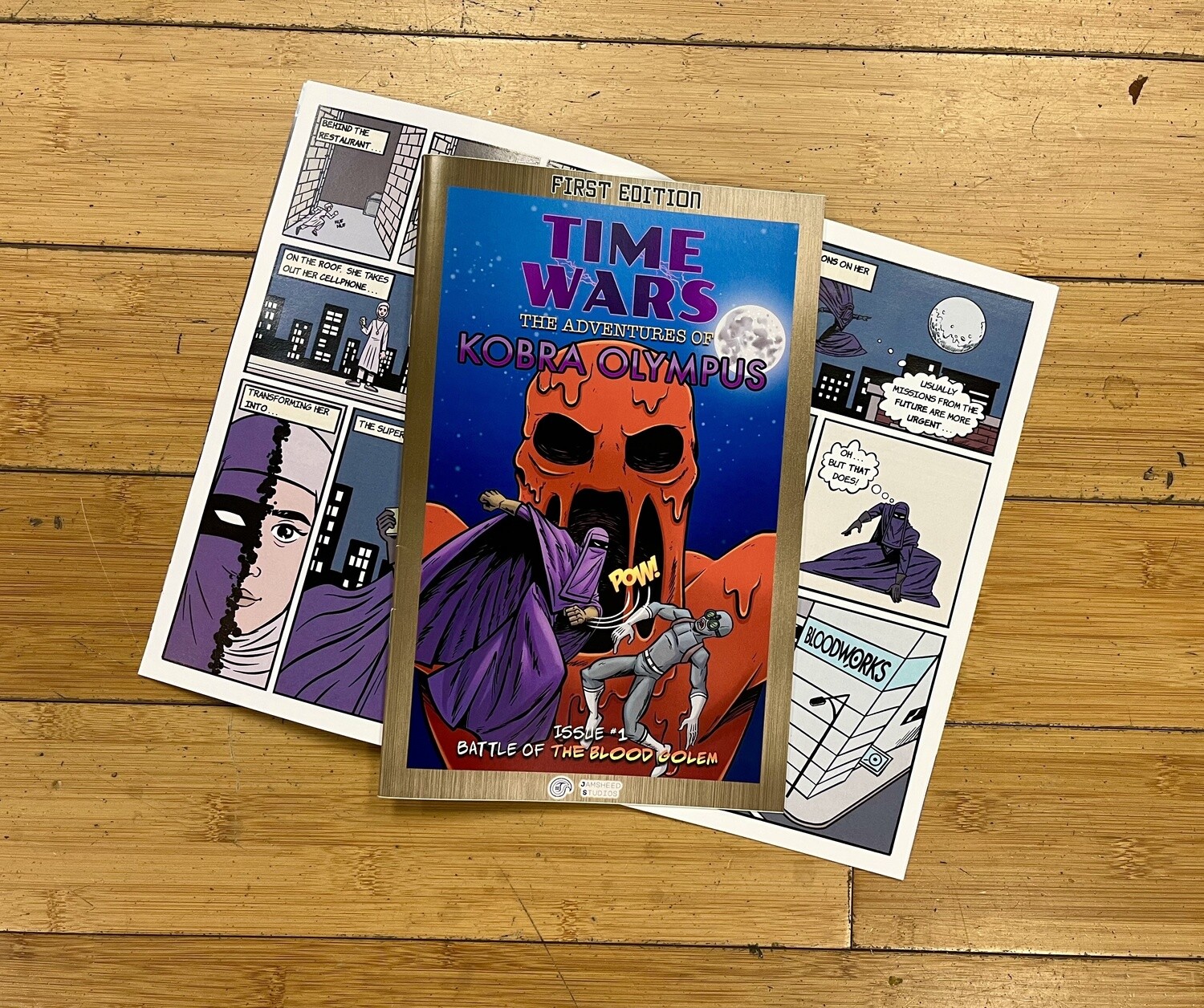 Time Wars, The Adventures of Kobra Olympus, #1 - Comic by Bijhan Agha and Swaptrap