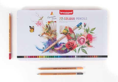 Bruynzeel Expression Colour Pencil 72PC Tin Set