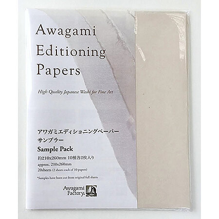 Awagami Factory Editioning Papers Sample Pack