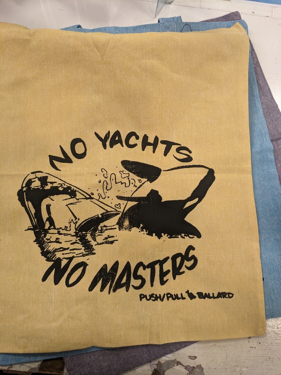 No Yachts No Masters Tote Bag