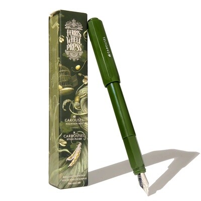 Brilliant Beanstalk Carousel Fountain Pen (fine nib), Ferris Wheel Press