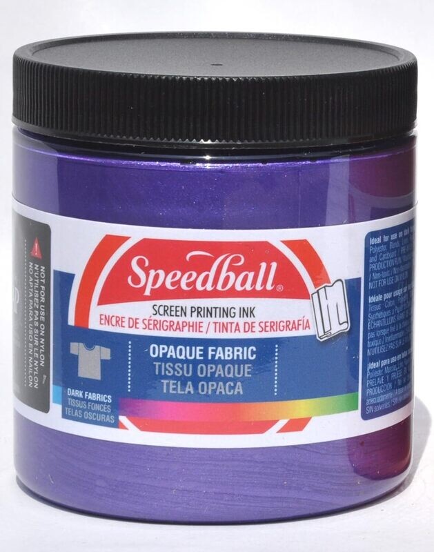 Speedball Fabric Screen Printing Inks, Amethyst (Opaque), 8 fl oz