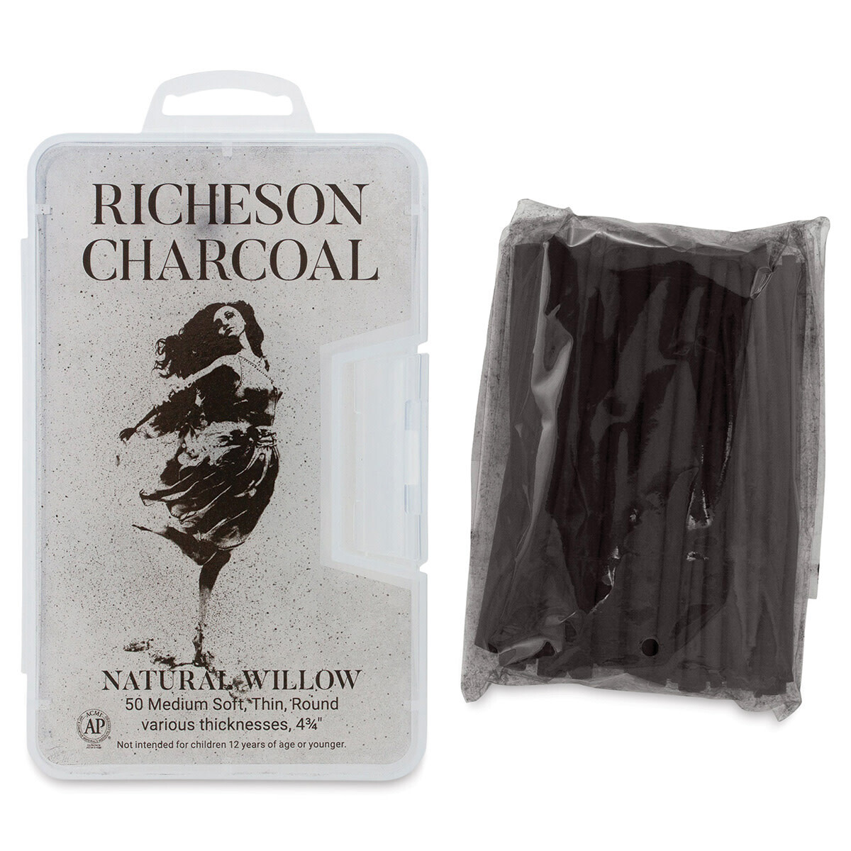 Richeson Natural Willow Charcoal in Box
