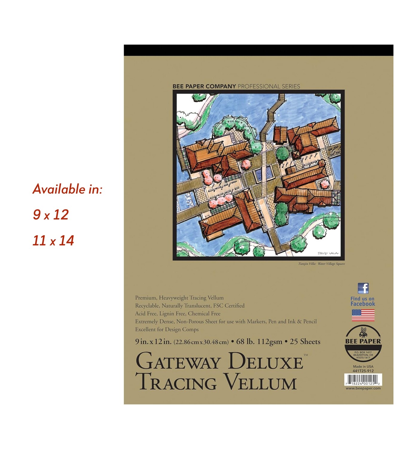 Bee Paper Gateway Deluxe Tracing Vellum