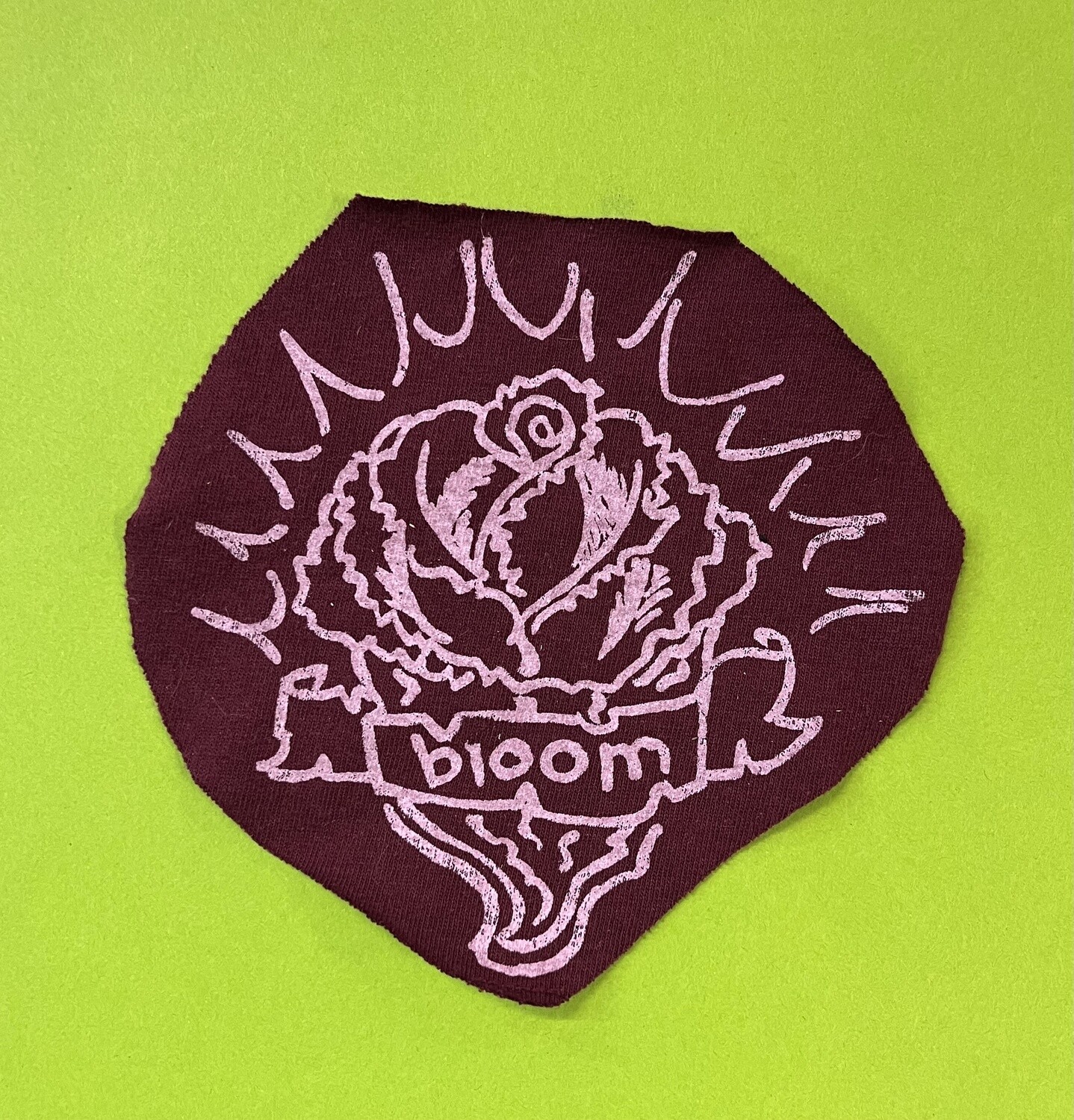 BLOOM - Block Printed Patch by Push/Pull