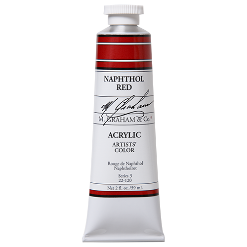 Naphthol Red Acrylic Paint - 150ml M. Graham & Co