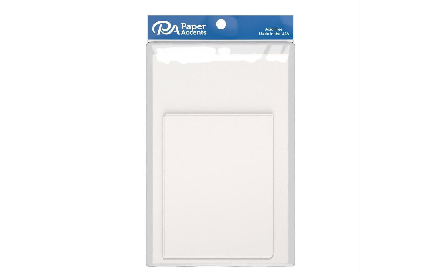 Paper Accents Card and Envelopes 4.25"x5.5" White