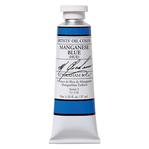 Manganese Blue Hue - 37ml Oil Paint - M Graham & Co
