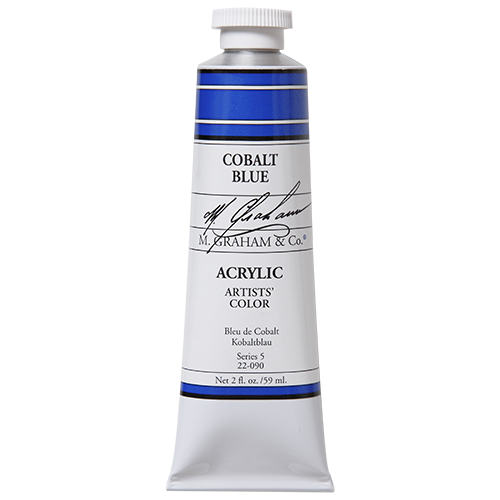 Cobalt Blue Acrylic Paint - 150ml M. Graham & Co