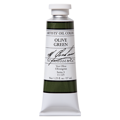 Olive Green - 37ml Oil Paint - M Graham & Co