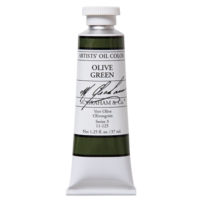 Olive Green - 37ml Oil Paint - M Graham & Co