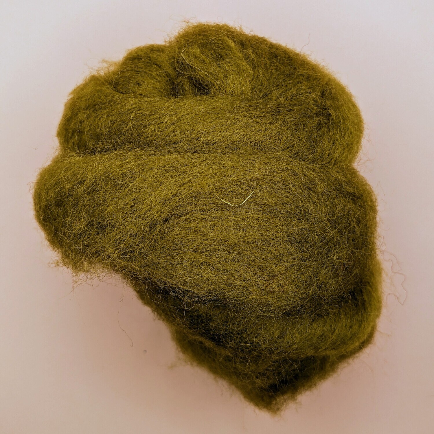 Lichen - Dragon Tones Corriedale Wool Roving 25g