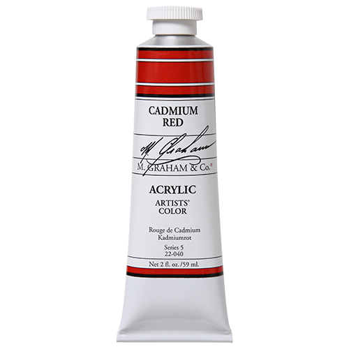 Cadmium Red Acrylic Paint - 150ml M. Graham & Co